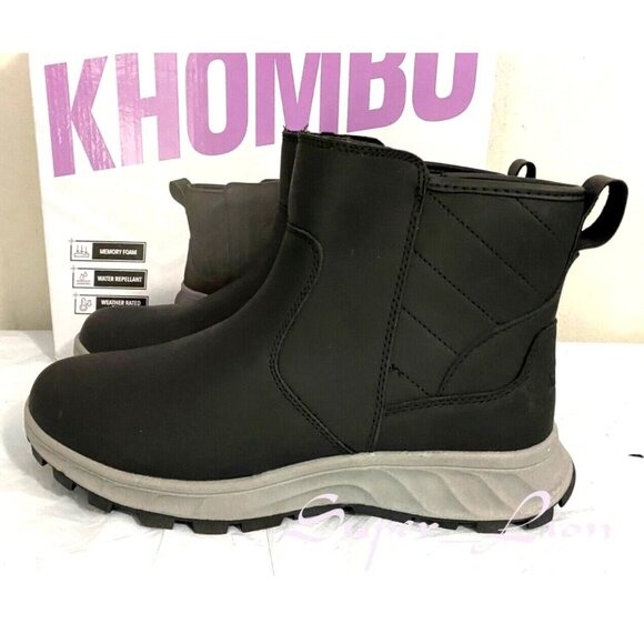 NEW Khombu Women's Dusk All-Weather Memory Foam Ankle Boot - Picture 1 of 9